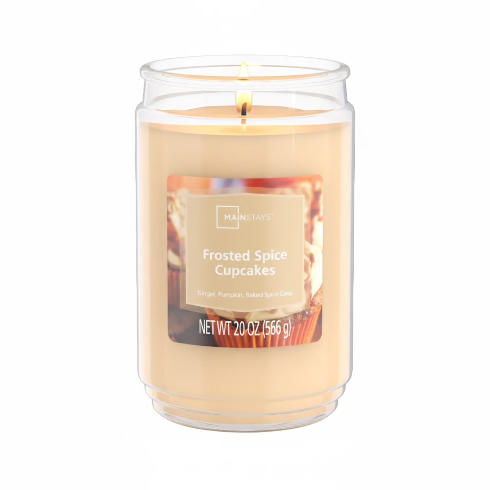 Home Fragrance That Lasts Long - Frosted Spice Cupcakes Scented Large Glass