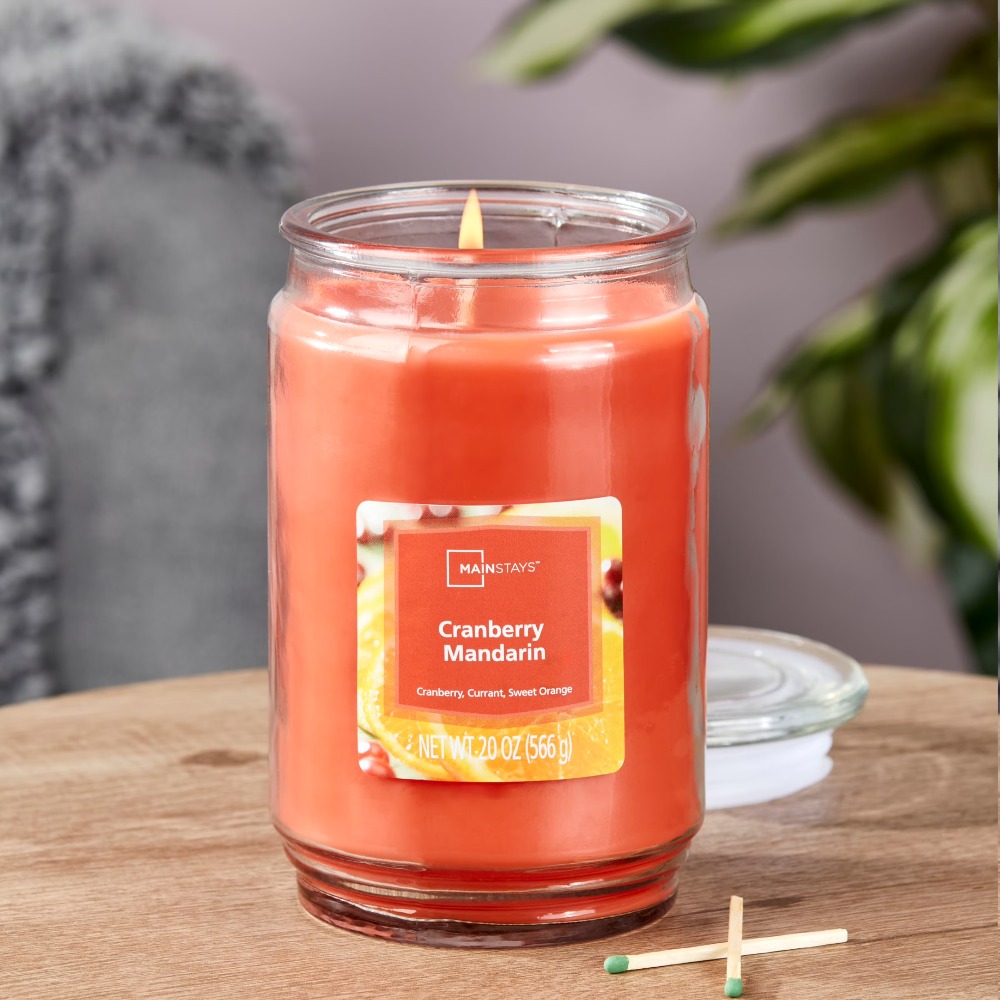 Large 20oz Cranberry Mandarin  - Home Fragrance That Lasts Long incelemesi ve fiyatı