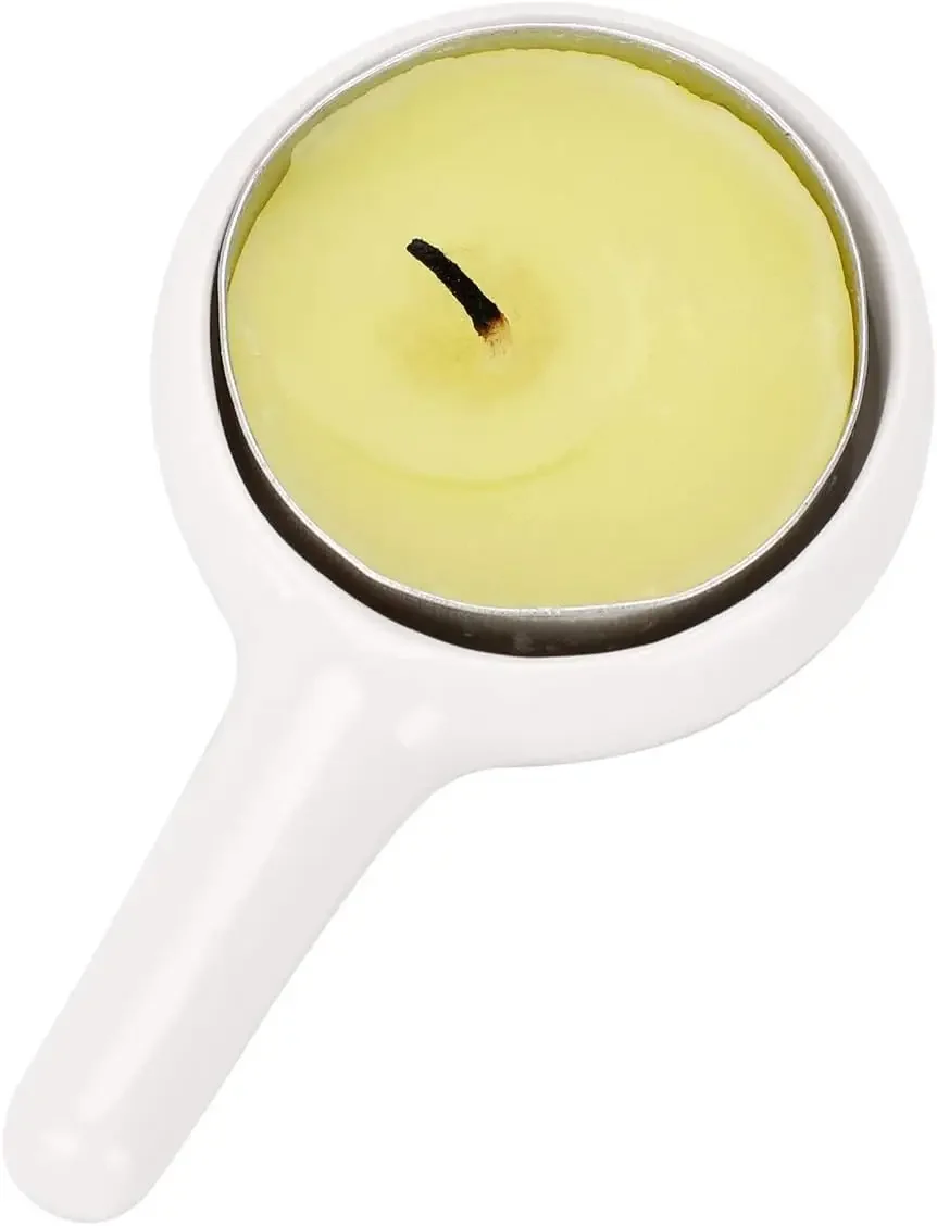 1Pcs Ceramic Little Candle Spo - Home Fragrance Oils For Oil Burners incelemesi ve fiyatı