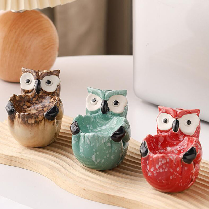 Ceramic Hollow Owl Aromatherap - Home Fragrance Oils For Oil Burners incelemesi ve fiyatı