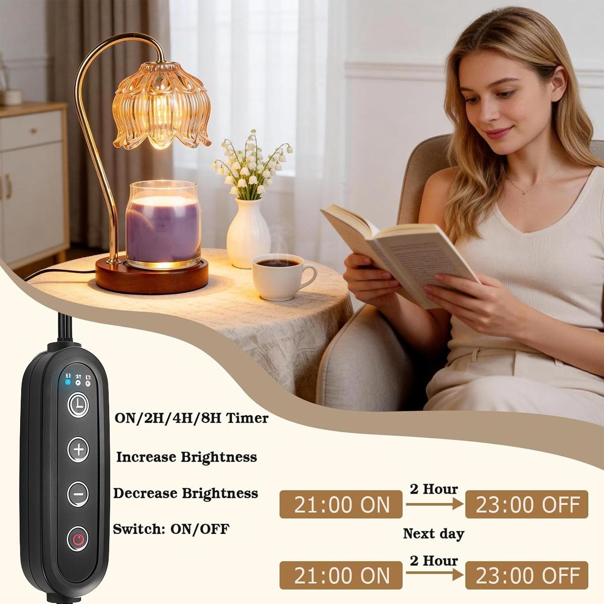 Candle Warmer Lamp With Timer  - Home Fragrance Lamp incelemesi ve fiyatı